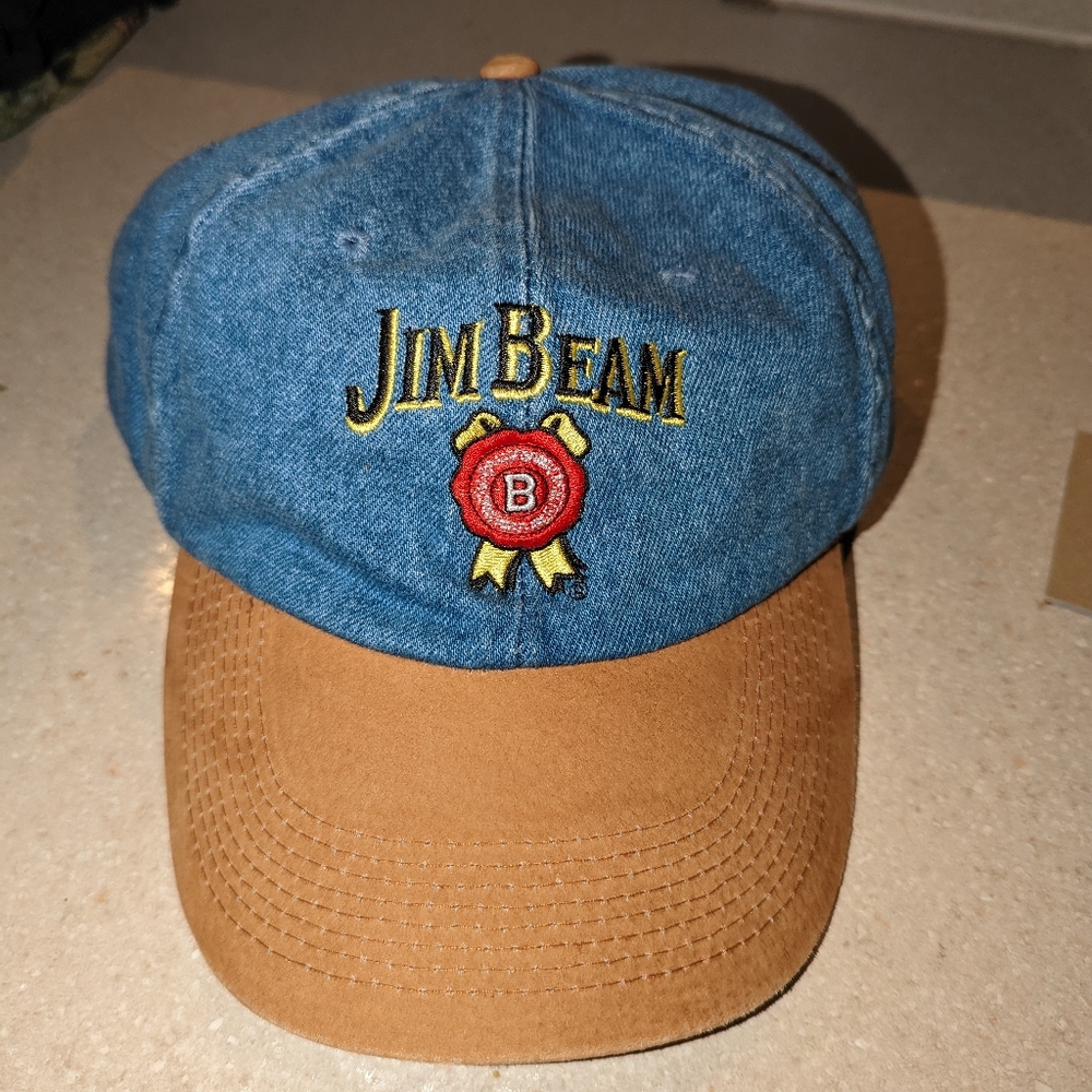 Blue and Tan Baseball Cap